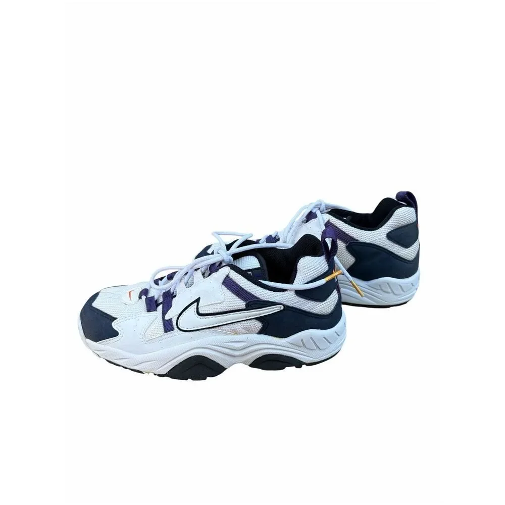 Vintage Nike 1996 Air Edge Cross-trainer Sneakers/Tennis Shoes White/Blue 7.5